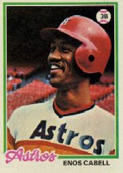 1978 Topps Baseball Cards      132     Enos Cabell
